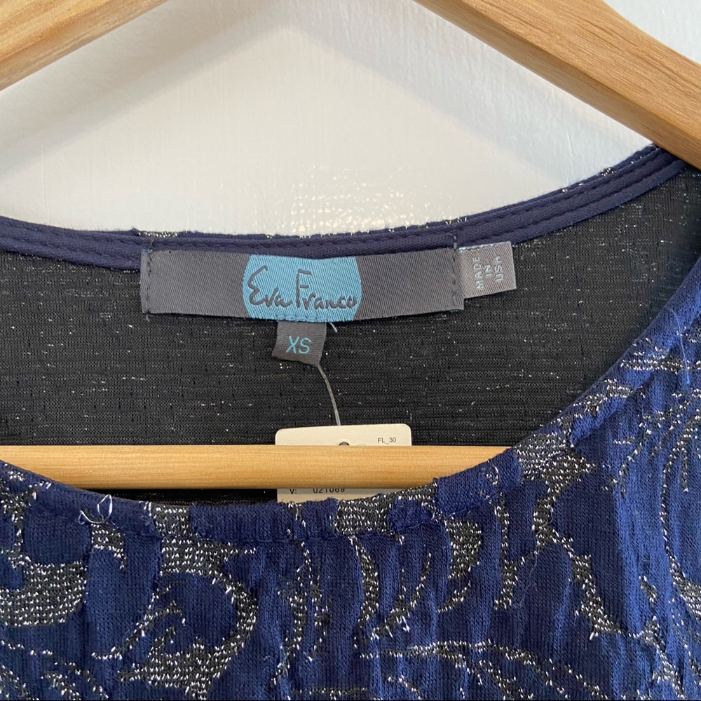 Eva Franco (Anthropologie) Shine Jacquard peplum - Picture 5 of 6